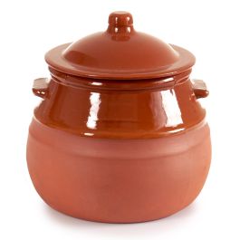 Puchero de barro refractario La Dehesa 2 L, 19x20.5x18 cm, color miel (4 Unidades) Puchero de barro refractario La Dehesa 2 L, 19x20.5x18 cm, color miel (4 Unidades)