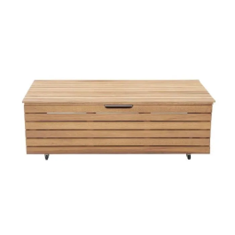 Cómoda de jardín 190L Madera de Eucalipto FSC Efecto Teca 48,5 x 109,5 x 37 cm