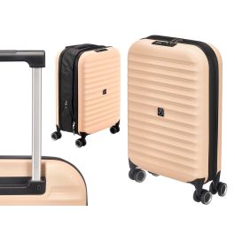 ARTE REGAL Maleta de Cabina Plegable con Candado TSA, 37 Litros, Beige, Rígida, 4 Ruedas, Dimensiones 36 x 23 x 55.5 cm (Set de 3) Precio: 98.89000033. SKU: B12W2ANDWA