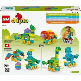 Lego 10451 DUPLO My Town Dinosaurios sobre Ruedas 3 en 1: Juego de Aprendizaje Temprano para Niños de 3 Años