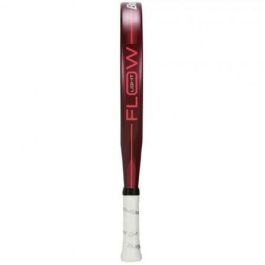 Bullpadel FLOW LGT 25 Pala de Pádel Flow Light 2025 para Jugadoras Avanzadas, Control y Potencia Equilibrados, Blanca y Roja