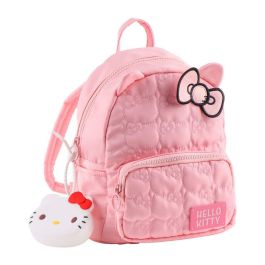 Mochila Casual Hello Kitty Rosa 21 x 26 x 16 cm