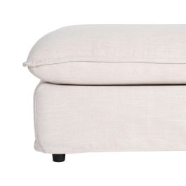 Puf Beige Dm-Tejido Salón 100 X 100 X 42 cm