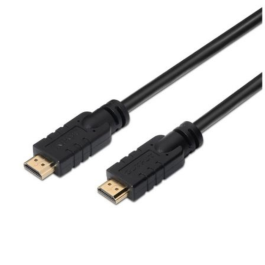 AISENS - CABLE HDMI ALTA VELOCIDAD / HEC CON REPETIDOR, A/M-A/M, NEGRO, 15M - DESC - Precio: 31.50000018. SKU: B1B3HTQGH3