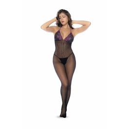 Conjunto de Lencería Mapalé Negro Lila Talla única (Talla única)
