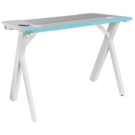 Mesa de Escritorio Mars Gaming MGD100RGBW Blanco Acero 100 x 60 cm Precio: 182.49999966. SKU: B15YSLQS6L