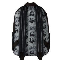 Loungefly Mochila de Nylon Pesadilla Antes de Navidad Disney 43cm - Amplia, Correas Ajustables y Forro a Juego
