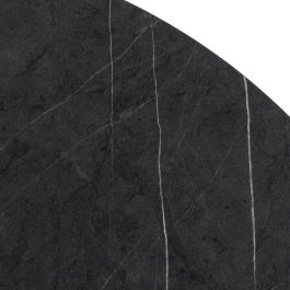 Mesa Comedor Negro Dm-Metal 100 X 100 X 75 cm