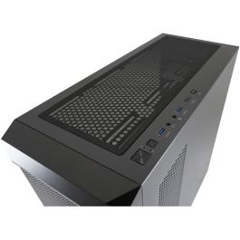 LC-Power 804B Midi Tower Gaming PC RGB Negro con Ventana de Vidrio Templado para ATX/microATX/Mini-ITX