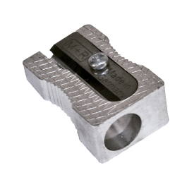 Mor Sacapuntas 201.0 Metálico Cuña 1 Uso Escolar Oficina Hogar