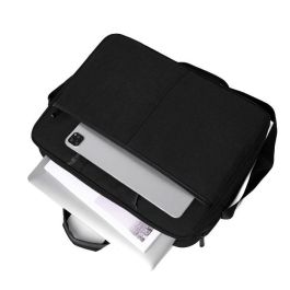eSTUFF Bolsa Toploader Denver 15.6'' para Portátil con Asas y Correa, Protección Acolchada, Poliéster Ligero