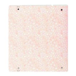 Safta Carpeblock PP Foam 4 Anillas 35mm con Recambio "Light Pink Flowers" 27x32x4 cm