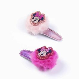 Inca Set Accesorios de Pelo Minnie Lote 8 Piezas para Niñas: Cepillo, 5 Elásticos y 2 Clips Plástico ABS