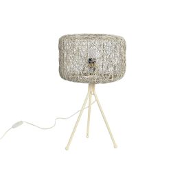 DKD Home Decor Indus lampara Lámpara Sobremesa Blanca 33 x 33 x 50 cm