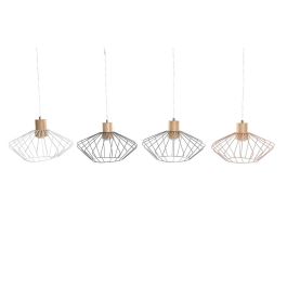 Lampara Techo Urban DKD Home Decor Blanco Rosa 34 x 21 x 34 cm (4 Unidades) Precio: 106.69000034. SKU: S3040141