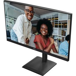 AOC U27E4CV Monitor 27 Zoll 4K UHD LED IPS, 3840x2160, 60Hz, USB-C (90W PD), HDMI 2.0, DisplayPort 1.4, RJ45, USB Hub, Negro