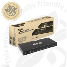Club3D Splitter HDMI 1 Entrada a 8 Salidas 4K 60Hz UHD