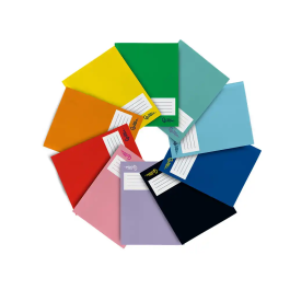 Liderpapel Libreta Smart A5+ 32 Hojas 75gr Cuadro 3mm con Margen Colores Surtidos