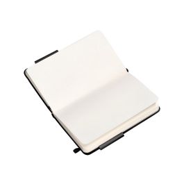 Cuaderno Con Gomilla Antartik Notes Tapa Dura A6 Hojas Lisas Negro 100 Hojas 80 gr Fsc