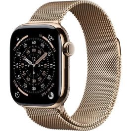 Apple MF8Y4ZRA Watch Series 11 GPS + Cellular - 42 mm - Caja de titanio dorado - Correa Milanese Loop dorada Precio: 919.79000025. SKU: B147SRH98Y