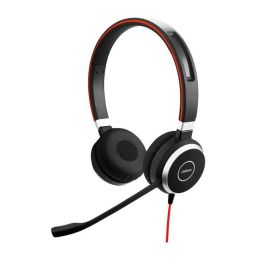 Jabra Evolve 40 MS Auriculares Estéreo Profesionales USB-C Optimizados para Microsoft Skype for Business con Cancelación de Ruido