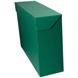 Mariola Caja de Transferencia Folio Cartón Forrado con Tela Geltex Verde, Solapa Abatible, Índice en Tapa Interior, Lomo 11cm Precio: 6.50000021. SKU: B1DRCS6WRP