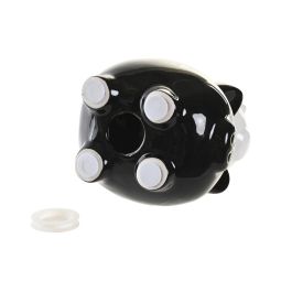 Hucha Kids DKD Home Decor Negro Blanco 13 x 21 x 15 cm Hucha Kids DKD Home Decor Negro Blanco 13 x 21 x 15 cm