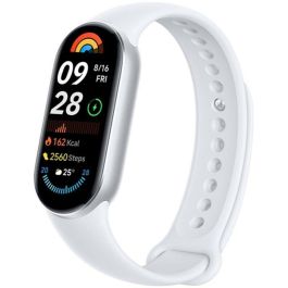 Xiaomi Smart Band 9 Pulsera de actividad AMOLED 1.62" con SpO2, FC, Sueño, Estrés, 150+ modos deportivos, 21 días batería, 5 ATM, Plata Precio: 43.49999973. SKU: B1BXRQDKXN