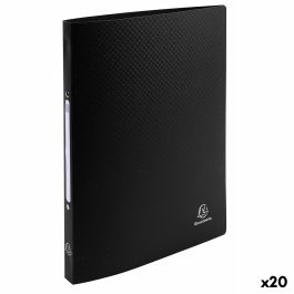 Carpeta de anillas Exacompta Negro A4 (20 Unidades) Carpeta de anillas Exacompta Negro A4 (20 Unidades)