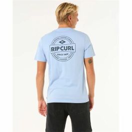 Camiseta de Manga Corta Hombre Rip Curl Staple Tee Azul