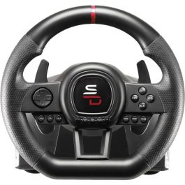 Subsonic SUB3701221702700 Volante de Carreras SUPERDRIVE SV650 con Pedales, Levas, Vibraciones, Multiplataforma