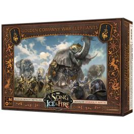 CMON EECMSI127 Juego Mesa Canción de Hielo y Fuego Elefantes de Guerra de la Compañía Dorada Juego de Miniaturas