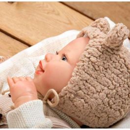 Muñecas Arias Muñeco Reborn Ruben c/cojin, Cuerpo Blando 45 cm