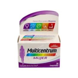 Multicentrum Mujer Complemento Alimenticio Vitaminas y Minerales 30 Comprimidos Precio: 18.59. SKU: B136P2R6G4