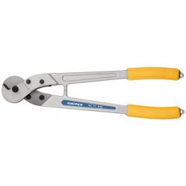 Knipex 95 71 445 Cortacables Manual de Acero para Cable y Drahtseil, Diámetro Máximo 1 cm, Mango Amarillo