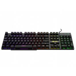 Incase IKG-446 Teclado Gaming RGB con Iluminación Rainbow - Layout Alemán