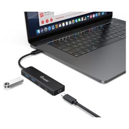 Equip Hub USB-C 3.2 Gen1 2xUSB-C 2xUSB-A Conector Alimentacion USB-C 5V/2A