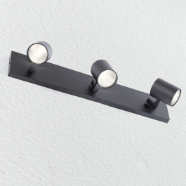 Lumiastra Aplique de Pared 3xGU10 [LUM-P3GU10-B] Orientable Aluminio Interior Tiendas Salones