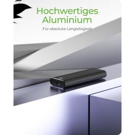 ICY BOX IB-1807MT-C31 Caja Externa USB-C 3.2 para M.2 NVMe SSD con Protección de Escritura