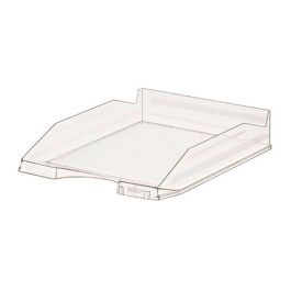 Faibo Bandeja sobremesa Faibo 93 cristal apilable 350x250x65mm poliestireno transparente