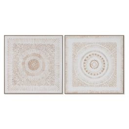 Cuadro Home ESPRIT Mandala Escandinavo 100 x 4 x 100 cm (2 Unidades) Precio: 149.69000024. SKU: B14H8HNFG2