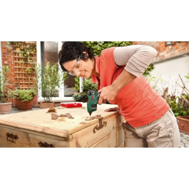 Bosch PSR Select Destornillador Inalámbrico 3,6 V 1,5 Ah con Carga Micro USB, Cilindro Giratorio con 12 Puntas