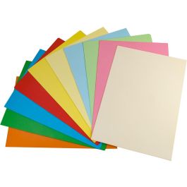 Papel Color Liderpapel A3 80 gr 10 Colores Surtidos Paquete 100 Hojas