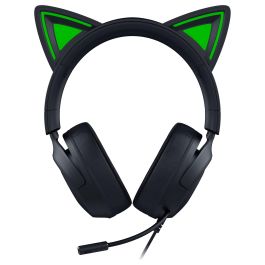Razer Kraken Kitty V3 X Black Auriculares USB con Micrófono RZ04-05350200-R3M1, Sonido Envolvente 7.1, Comodidad Ligera, Multiplataforma