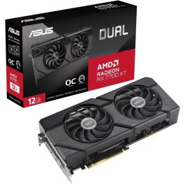 ASUS Tarjeta Gráfica Dual Radeon RX 7700 XT OC 12GB GDDR6 para Gaming y Edición