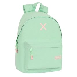 Munich Mochila para Portátil 14.1 pulgadas Colección Básicos Color Menta. Medidas 31x41x16 cm. Fabricada en Poliéster 600D.