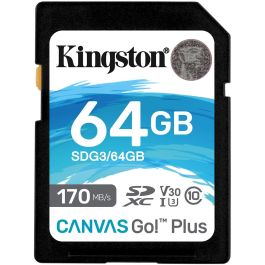 Kingston Canvas Go! Plus Tarjeta de memoria SDXC 64GB 170/70 MB/s, Clase 10, UHS-I U3, V30