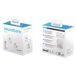 Anker Soundcore Sport X20 Auriculares Inalámbricos In-Ear Blancos Resistentes al Agua y Sudor