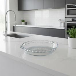 Molde Cake Redondo Horno Boro Ocuisine Vidrio Ô Cuisine 26x23x5 cm