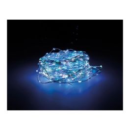 Guirnalda Micro LED Extra Dense 567 Leds Colores Pastel Parpadeante 8 Funciones Cable Plata 14m Exterior IP44